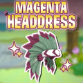 Magenta Headdress