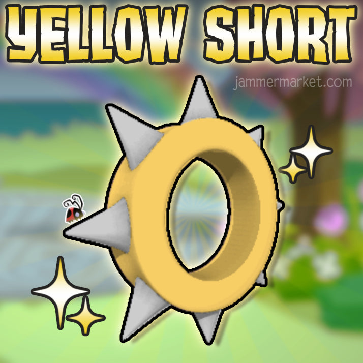Yellow Short Spike Collar