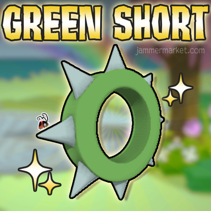 Green Short Spike Collar