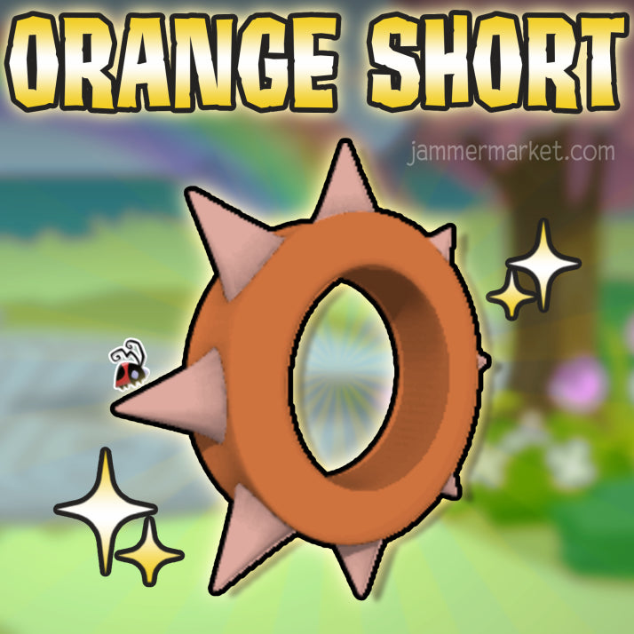 Orange Short Spike Collar