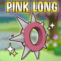Pink Long Spike Collar