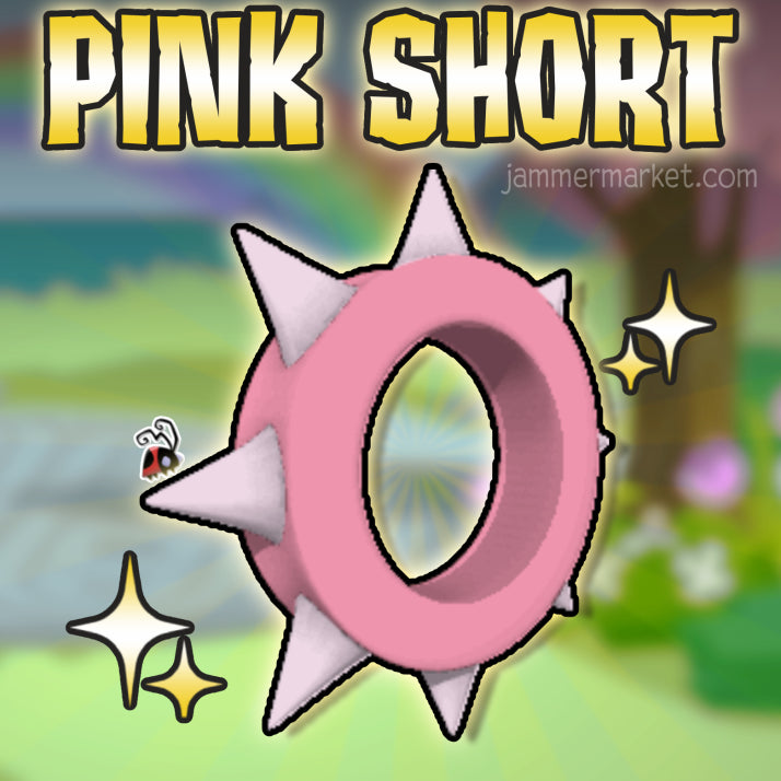 Pink Short Spike Collar