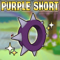 Purple Short Spike Collar