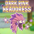 Dark Pink Headdress