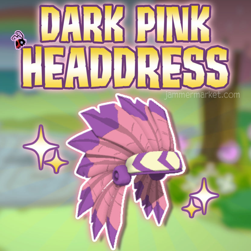 Dark Pink Headdress