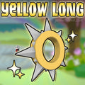 Yellow Long Spike Collar
