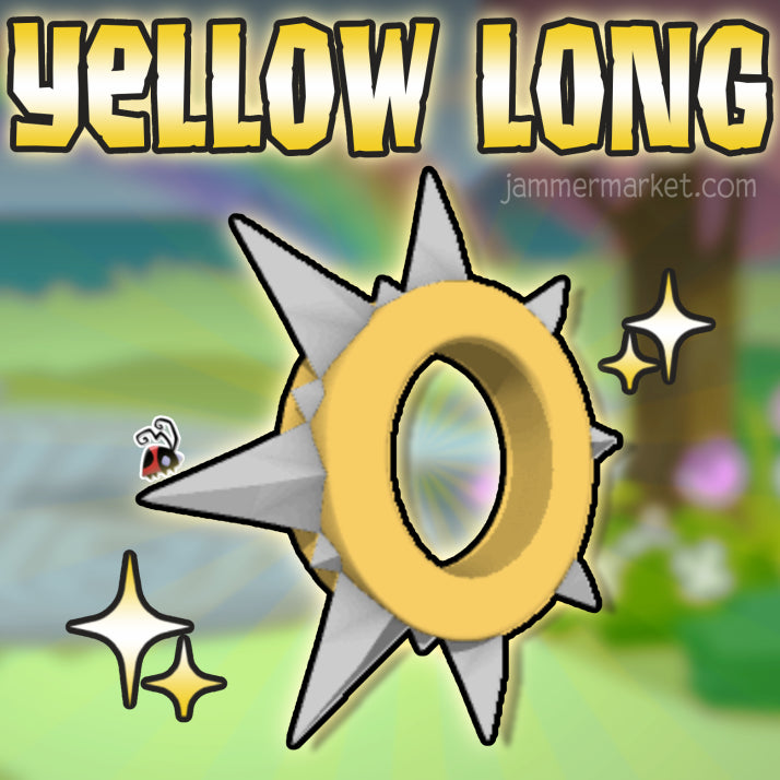 Yellow Long Spike Collar